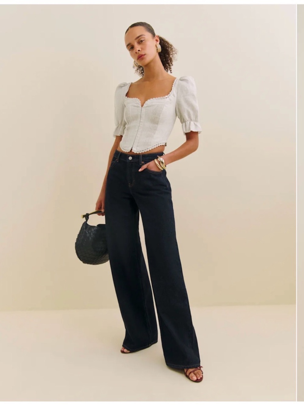 Reformation simmie linen top - Picture 4 of 7